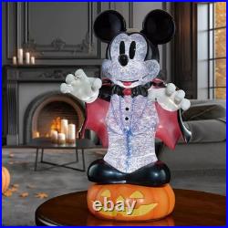Disney 2025 Mickey Mouse Halloween Vampire Spinning Lantern with LED Lights