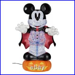 Disney 2025 Mickey Mouse Halloween Vampire Spinning Lantern with LED Lights