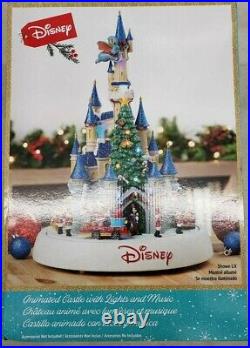 Disney Animated Castle Lights & Music Statue BRAND NEW SEALED Christmas Holiday
