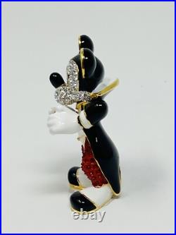 Disney Arribas Brothers Sm Neat An Pretty Mickey Mouse Swarovski Figurine MIB