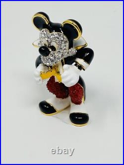 Disney Arribas Brothers Sm Neat An Pretty Mickey Mouse Swarovski Figurine MIB