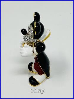 Disney Arribas Brothers Sm Neat An Pretty Mickey Mouse Swarovski Figurine MIB