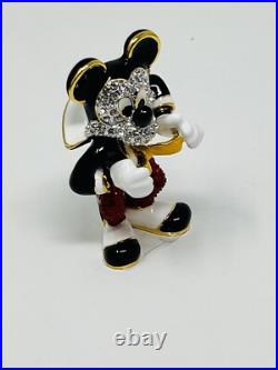 Disney Arribas Brothers Sm Neat An Pretty Mickey Mouse Swarovski Figurine MIB