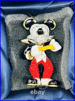 Disney Arribas Brothers Sm Neat An Pretty Mickey Mouse Swarovski Figurine MIB