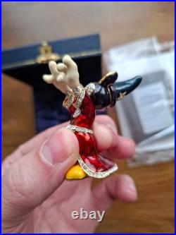 Disney Arribas Brothers Sorcerer Mickey Mouse Swarovski Crystal Figurine COA Box Disney Arribas Brothers Sorcerer Mickey Mouse Swarovski Crystal Figurine COA Box