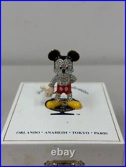 Disney Arribas Brothers Swarovski Mickey Mouse Jeweled Crystal Figurine