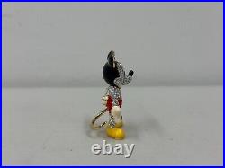 Disney Arribas Brothers Swarovski Mickey Mouse Jeweled Crystal Figurine