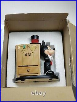 Disney Arts Mickey Mouse In Black Tux WithPin in Dresser Drawer Figurine Statue