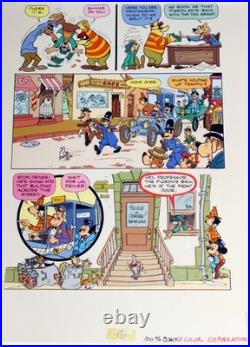 Disney Auctions Mickey Mouse and the Sleuth Original Disney Production Art 1975