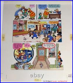 Disney Auctions Mickey Mouse and the Sleuth Original Disney Production Art 1975
