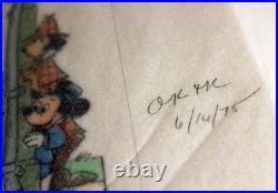 Disney Auctions Mickey Mouse and the Sleuth Original Disney Production Art 1975