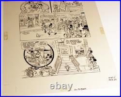 Disney Auctions Mickey Mouse and the Sleuth Original Disney Production Art 1975