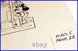 Disney Auctions Mickey Mouse and the Sleuth Original Disney Production Art 1975