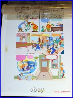 Disney Auctions Mickey Mouse and the Sleuth Original Disney Production Art 1975