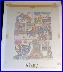 Disney Auctions Mickey Mouse and the Sleuth Original Disney Production Art 1975