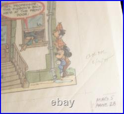 Disney Auctions Mickey Mouse and the Sleuth Original Disney Production Art 1975