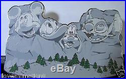 Disney Auctions Mount Rushmore Jumbo Stitch Mickey Mouse Donald LE 100 Pin
