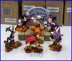 Disney Boo-tacular Halloween Set 2008 Hamilton/Bradford Full Set Boxed COA