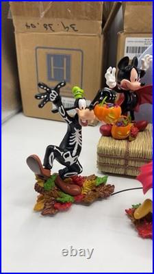 Disney Boo-tacular Halloween Set 2008 Hamilton/Bradford Full Set Boxed COA