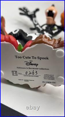 Disney Boo-tacular Halloween Set 2008 Hamilton/Bradford Full Set Boxed COA