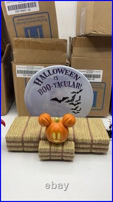 Disney Boo-tacular Halloween Set 2008 Hamilton/Bradford Full Set Boxed COA