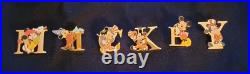 Disney Bootleg Mickey Mouse Character Letters (6 Pin Set) Letters MICKEY Disney Bootleg Mickey Mouse Character Letters (6 Pin Set) Letters MICKEY