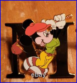 Disney Bootleg Mickey Mouse Character Letters (6 Pin Set) Letters MICKEY Disney Bootleg Mickey Mouse Character Letters (6 Pin Set) Letters MICKEY