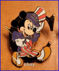 Disney Bootleg Mickey Mouse Character Letters (6 Pin Set) Letters MICKEY Disney Bootleg Mickey Mouse Character Letters (6 Pin Set) Letters MICKEY