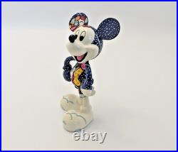Disney Britto Mickey Mouse Winter Fun Figurine Rare Collectable Ornament