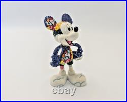 Disney Britto Mickey Mouse Winter Fun Figurine Rare Collectable Ornament