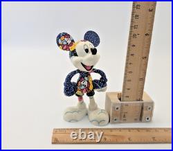 Disney Britto Mickey Mouse Winter Fun Figurine Rare Collectable Ornament