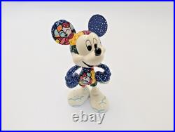 Disney Britto Mickey Mouse Winter Fun Figurine Rare Collectable Ornament