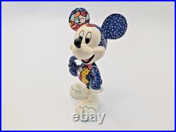 Disney Britto Mickey Mouse Winter Fun Figurine Rare Collectable Ornament