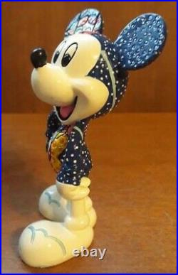 Disney Britto Winter Mickey Mouse Romero Pop Art Collection Figurine Boxed