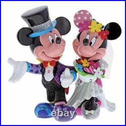 Disney By Britto Mickey & Minnie Mouse Wedding Figurine 4058179