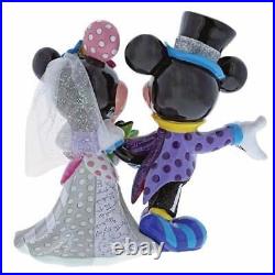 Disney By Britto Mickey & Minnie Mouse Wedding Figurine 4058179