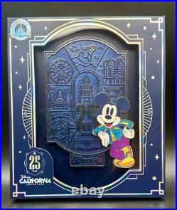 Disney California Adventure 25th Anniversary Mickey Mouse Jumbo Pin
