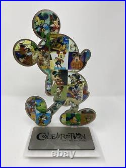 Disney Celebration of the Mouse Mickey Marble and Metal Laser Sculpture
