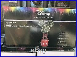 Disney Christmas Decorations Mickey Mouse LED Lights Topiary Greenery Outdoor