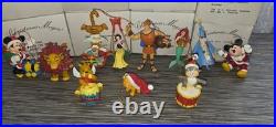 Disney Christmas Magic Collectible Ornament Lot with Boxes, Mickey Mouse Theme