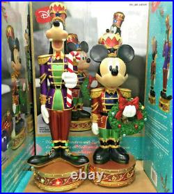 Disney Christmas Mickey And Goofy Nutcracker Musical LED Light Up Decorations