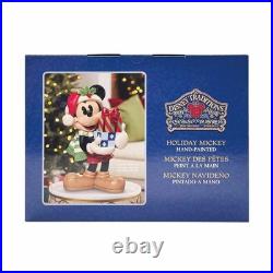 Disney Christmas Mickey Mouse Statue with Presents by Jim Shore Hand Painted 18