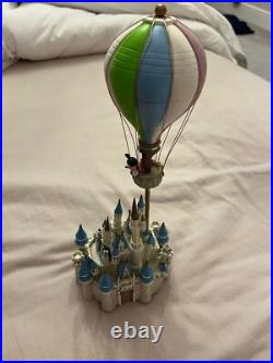 Disney Cinderella Castle Mickey & Minnie Mouse Hot Air Balloon Figurine 90's Box