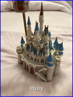 Disney Cinderella Castle Mickey & Minnie Mouse Hot Air Balloon Figurine 90's Box