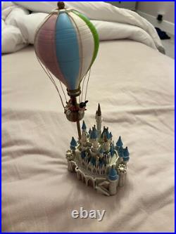 Disney Cinderella Castle Mickey & Minnie Mouse Hot Air Balloon Figurine 90's Box