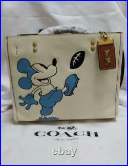 Disney Coach Rogue 25 Mickey Mouse Hand Bag Shoulder Bag Football 2021 NEW