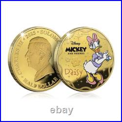 Disney Collectible Mickey Mouse & Friends Forever 2025 6 Gold Coin Collection Disney Collectible Mickey Mouse & Friends Forever 2025 6 Gold Coin Collection