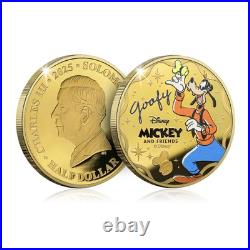 Disney Collectible Mickey Mouse & Friends Forever 2025 6 Gold Coin Collection Disney Collectible Mickey Mouse & Friends Forever 2025 6 Gold Coin Collection