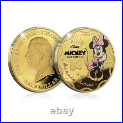 Disney Collectible Mickey Mouse & Friends Forever 2025 6 Gold Coin Collection Disney Collectible Mickey Mouse & Friends Forever 2025 6 Gold Coin Collection
