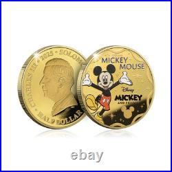 Disney Collectible Mickey Mouse & Friends Forever 2025 6 Gold Coin Collection Disney Collectible Mickey Mouse & Friends Forever 2025 6 Gold Coin Collection